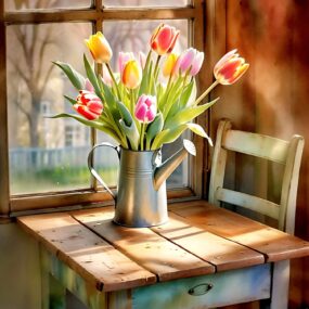 Spring Tulips 1, Kris Peterson 2025-2026